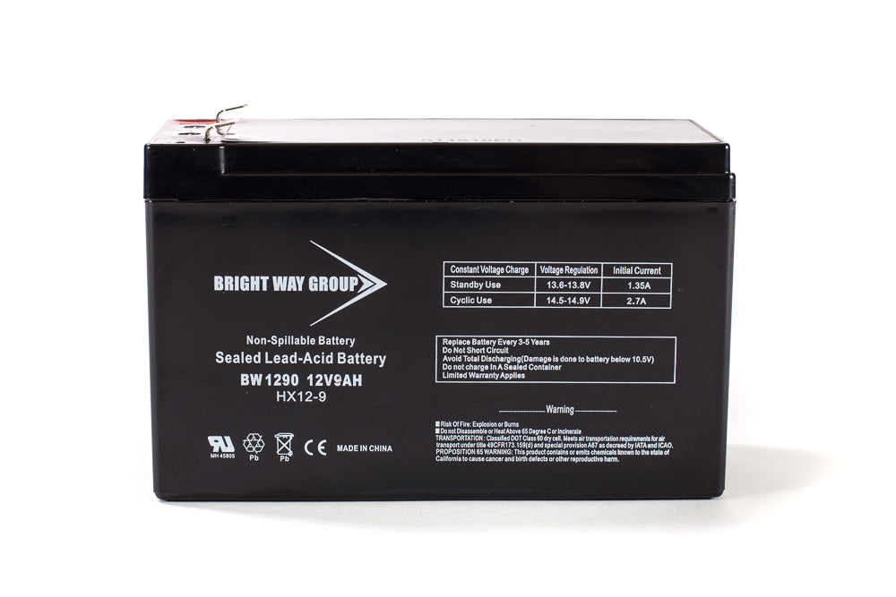 Bright Way Group BW 1290 F1  - 12V 9AH SLA Battery