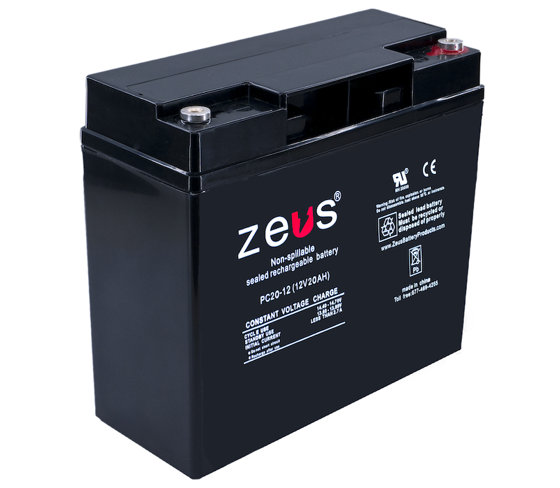 Zeus Battery PC20-12NB - 12V 20AH SLA Battery Battery Wholesale Zeus Battery PC20-12NB - 12V 20AH SLA Battery Battery Wholesale
