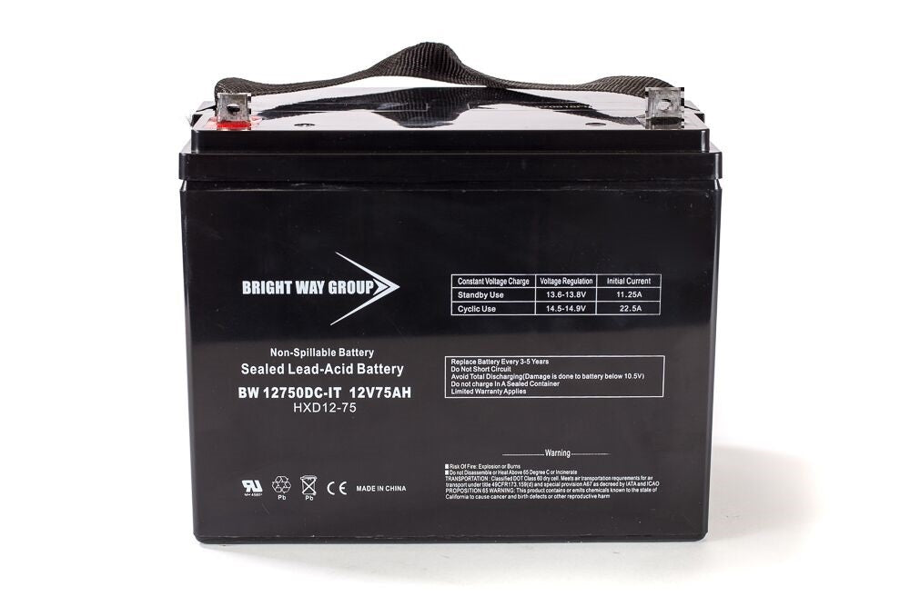 Bright Way Group BW 12750 Z (Group 24) - 12V 75AH SLA Battery