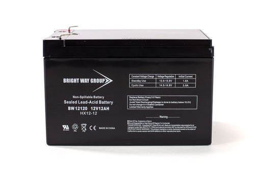 Bright Way Group BW 1280 F1 - 12V 8AH SLA Battery