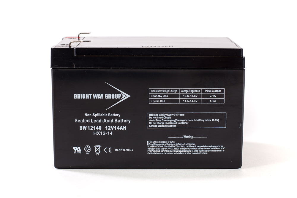 Bright Way Group BW 12140 F2 - 12V 14AH SLA Battery