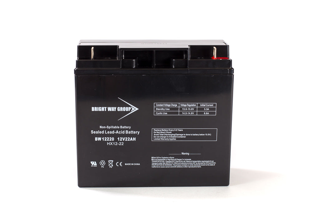 Bright Way Group BW 12220 NB - 12V 22AH SLA Battery