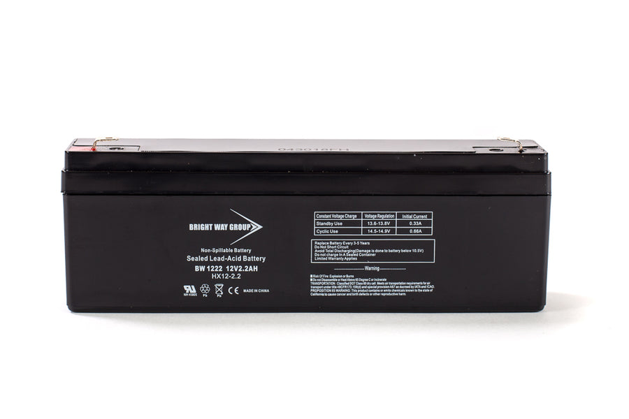 Bright Way Group BW 1222 F1 - 12V 2.2AH SLA Battery — Battery