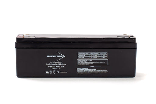 bright way group bw 1222 12v 2 2ah sla battery