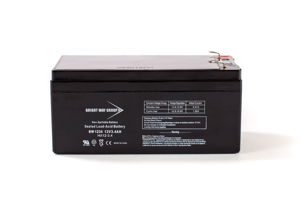 bright way group bw 1234 12v 3 4ah sla battery