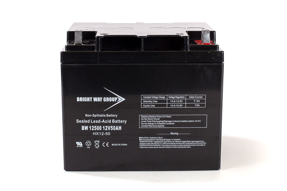 Bright Way Group BW 12500 NB - 12V 50AH SLA Battery