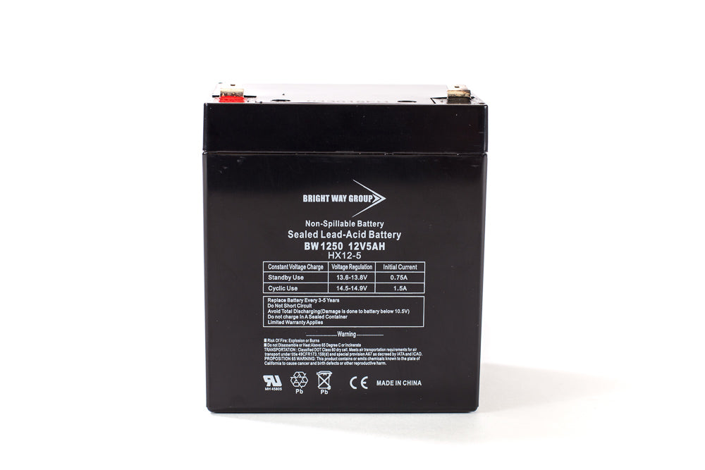 Bright Way Group BW 1250 - F1  - 12V 5AH SLA Battery