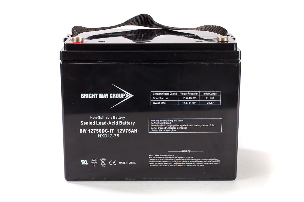 Bright Way Group BW 12750 IT (Group 24) - 12V 75AH SLA Battery