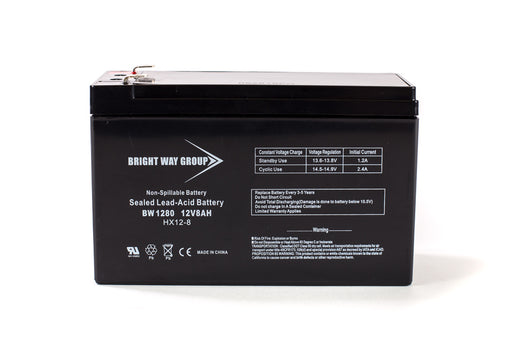 12 volt 8 amp hour sealed lead acid battery