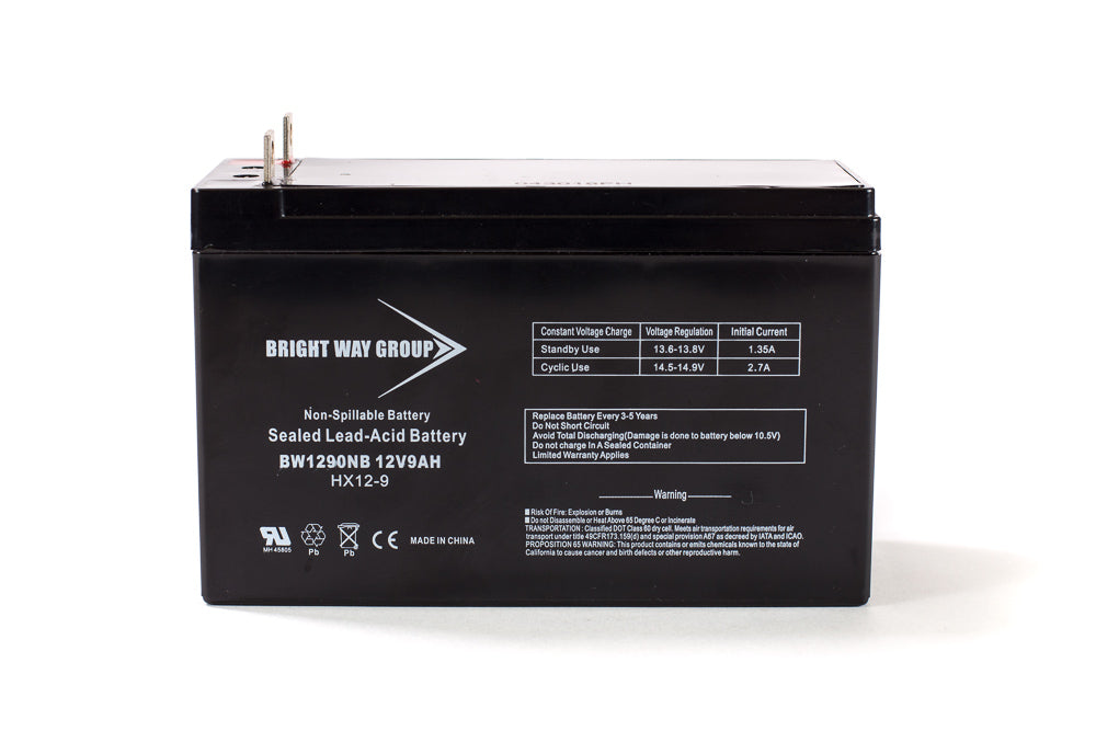 Bright Way Group BW 1290 NB - 12V 9AH SLA Battery