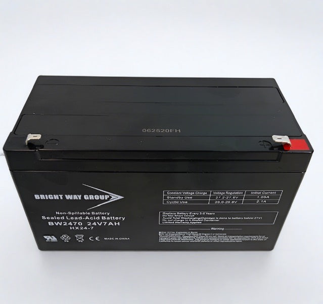 Bright Way Group BW 2470F1F2 - 24V 7Ah SLA with F1 & F2 terminal