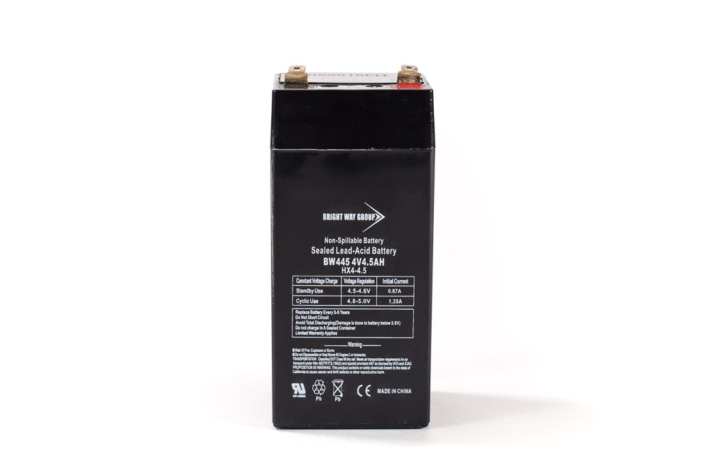 bright way group bw 445 4v 4 5ah sla battery