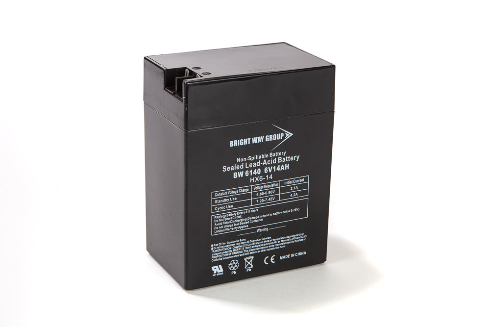 bright way group bw6140 6v 14ah sla battery