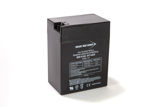 bright way group bw6140 6v 14ah sla battery