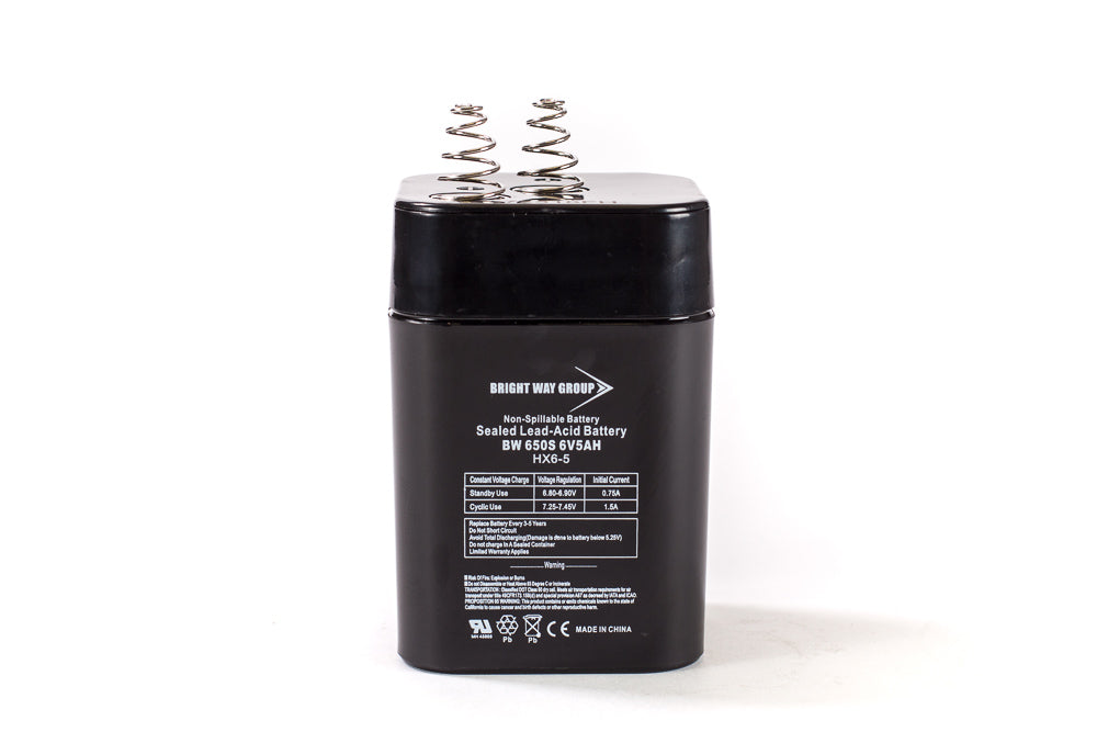 bright way group bw 650s lantern 6v 5ah sla battery