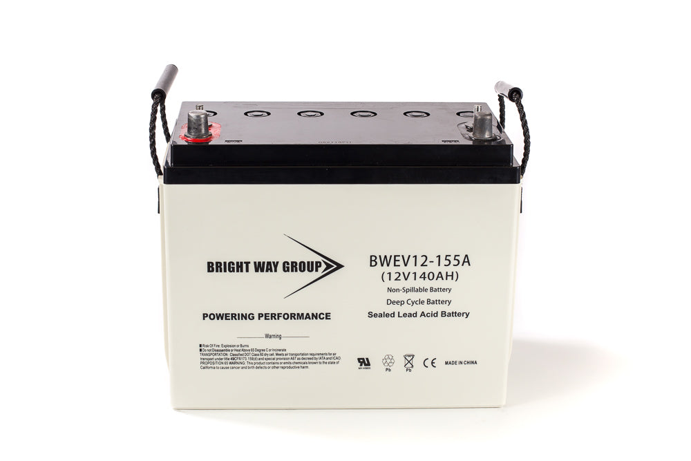 bright way group bw ev12 12v 155ah sla battery