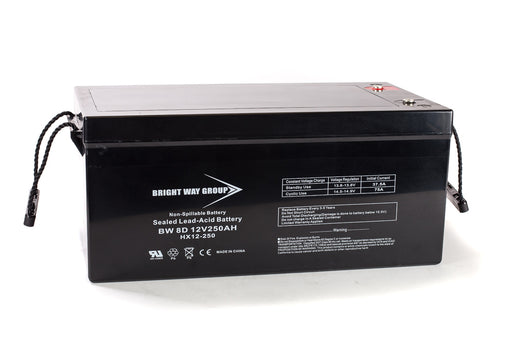 bright way group bw 8d 12v 250ah sla battery