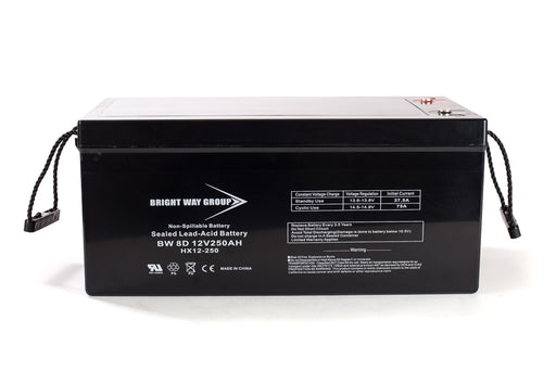 bright way group bw 8d 12v 250ah sla battery