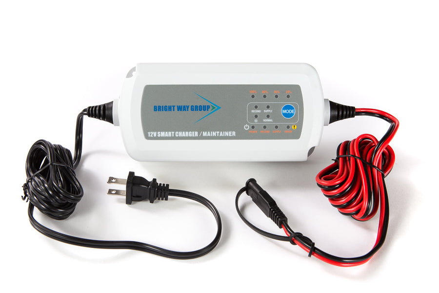 Bright Way Group 12V 7.5A AGM Smart Charger — Battery Wholesale