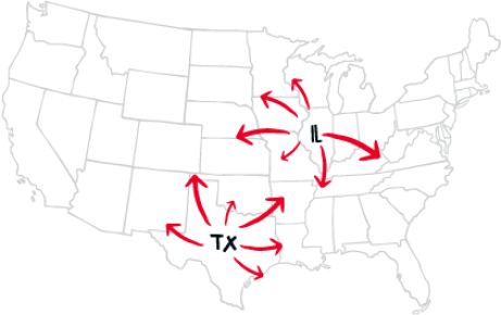 Shipping Map